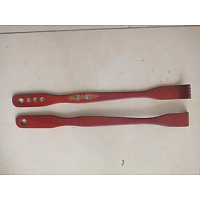 Gãi lưng gỗ khảm trai-  DAICAT -KT 48,5 X 4 X2 X0.8 CM Massage cơ thể danh cho mọi người