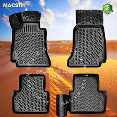 Thảm lót sàn ô tô nhựa TPU Silicon Mercedes E Class W213 fifth generation 2017+ Nhãn hiệu Macsim