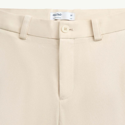 Quần kaki nam lưng liền Form Slim - RT 10S25PCA012 | ROUTINE CÀ MAU