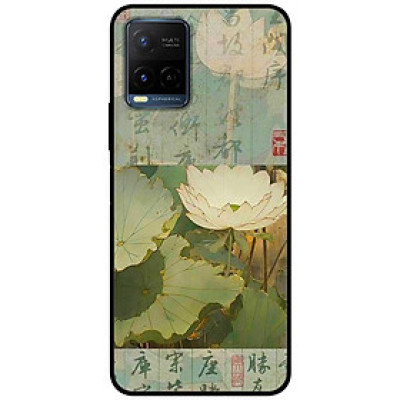Ốp lưng cho Vivo Y12s - Y20 - Y20s - Y21 - Y21s - Y33 - Y33T - Sen Chữ Hoa - Hàng Chính Hãng