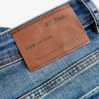 Quần jeans nam ROUTINE Premium công nghệ Hakuu - Poly làm mát. From Slim - 10S24DPA008P | ROUTINE CÀ MAU