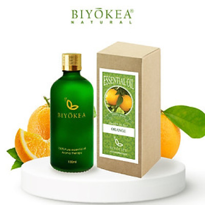 Tinh dầu cam extra xông hương thư giãn Biyokea 100ml
