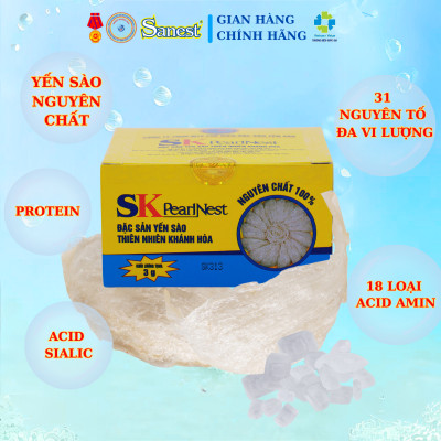 SKHPearlNest Đặc sản yến sào tinh chế hộp 3g