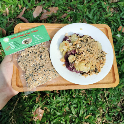 Muối Mè Hạt Vị Hải Sản Thuần Chay 50g Nấm Tươi Cười