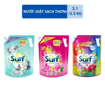 Nước Giặt Hương Hoa Surf 3,1L-3,5L