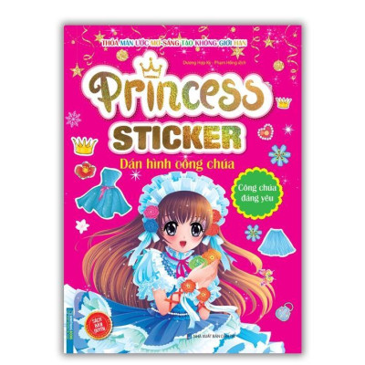 Sách - Princess Sticker Dán Hình Công Chúa - Đáng Yêu + Hoàn Mỹ + Mỹ Lệ - Combo 3 Cuốn - Minh Thắng