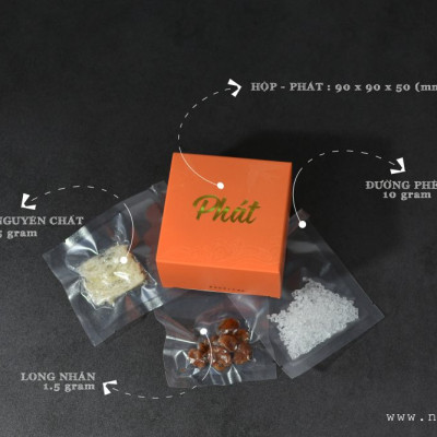 Yến sào Nàng Yến | Set quà cao cấp Hy Vọng  - Khang (bao gồm tổ yến cùng nguyên liệu chọn lọc đi kèm) | Bộ quà tặng chăm sóc sức khỏe sang trọng và tiện lợi