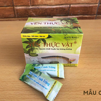 Mủ Trôm Cánh Trắng - Hộp 12 gói (mỗi gói pha với 500ml nước) sử dụng tiện lợi và nhanh chóng