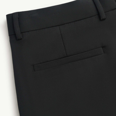 Quần Âu Nam / Quần tây nam ROUTINE Trơn Form Slim Crop (ngang mắt cá chân) ống suông rộng - 10F24PFO041 | LASTORE MENSWEAR