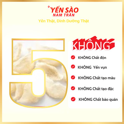 [Combo 2 Hộp ] Yến Chưng Đường Ăn Kiêng NAM TRÂN 7 gram Tổ Yến Tươi, cung cấp dinh dưỡng. Hộp ( 6 lọ x 70 ml )