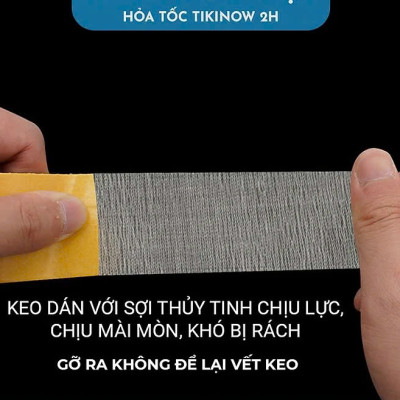 10mm*10m COMBO 2 CUỘN Keo 2 Mặt Sợi Thủy Tinh Cường Lực Dán Thảm Trải Sàn, Keo Chống Nước, Không Để Vết Keo