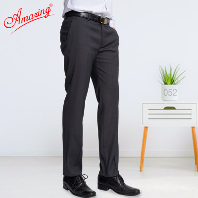 Quần tây âu ống suông, form truyền thống không ly, dáng văn phòng công sở, thương hiệu cao cấp Amazing, có tới size 40