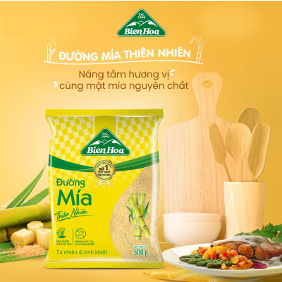 Combo 3 túi Đường Mía Thiên Nhiên Biên Hòa 500G/túi