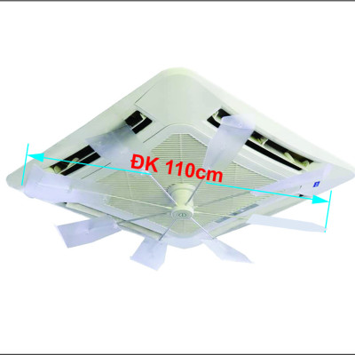 (Bảo hành 6 tháng) Quạt Tản Gió Gắn Máy Điều Hoà Âm Trần - Cánh Quạt Rẽ Gió tự Động 