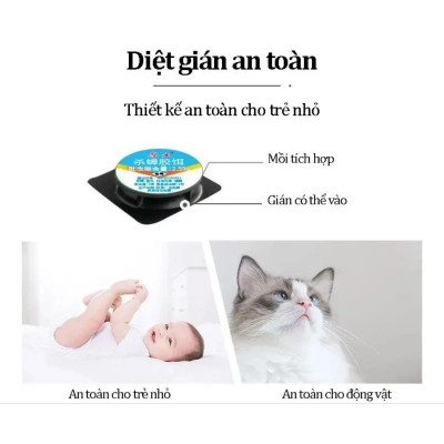 Combo 3 bộ 6 Viên Mồi Diệt Gián, Thuốc Diệt Côn Trùng Sinh Học Không Độc Hại Dùng Trong Nhà Bếp, Hộ Gia Đình