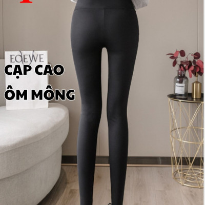 Quần Legging Cạp Siêu Cao Siêu Co Giãn Chất Đẹp Hàng Loại 1 Nâng Mông Tôn Dáng Dấu Bụng