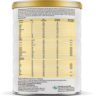 Sữa Bột Abbott Glucerna Lúa Mạch 800g