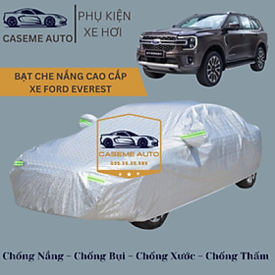 [FORD EVEREST] Bạt phủ xe ô tô tráng nhôm cao cấp dành cho xe FORD EVEREST, 3 lớp chống nóng, chống thấm, chống bụi - Hàng Chính Hãng
