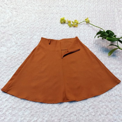 Chân váy xòe midi New Design thiết kế phom chuẩn thanh lịch chất liệu vải nhập tốt CV0034