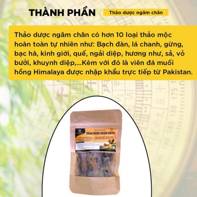 Thảo dược ngâm chân ZitaHima giảm đau nhức xương khớp, hỗ trợ giấc ngủ sâu