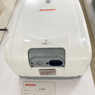 Máy Xịt Cồn Y Tế Cảm Ứng ATMOR AT-007R (Treo Tường Dùng Điện) HÀNG CHÍNH HÃNG
