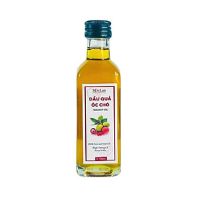 Dầu Óc Chó Tự Nhiên Mộc Lan Healthy 100ml - 250ml Omega 369 Vitamin E phụ nữ có thai, cho con bú, trẻ ăn dặm, người già