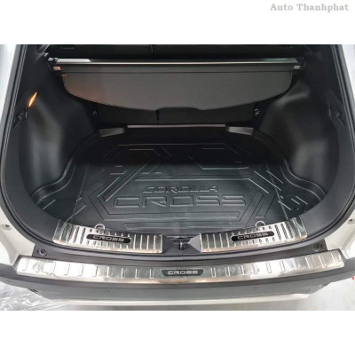 ToyotaCross, Ốp chống trầy cốp Inox dành cho xe Toyota Corolla Cross 2020 2021