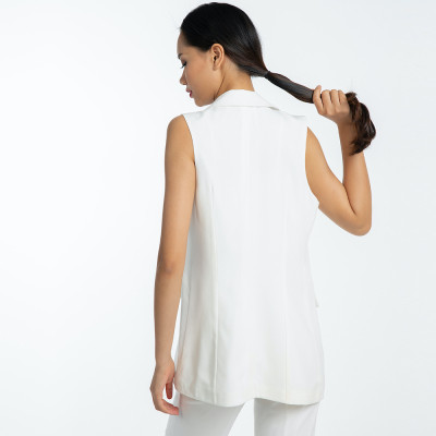 Áo Khoác Áo Ghi Lê Nữ Thời trang thiết kế Hity TOP112 (Trắng Kim Cương)