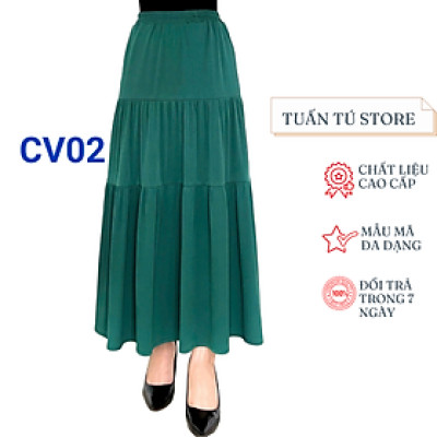 Chân Váy Nữ Sành Điệu Chất Liệu Cotton Đủ Size Cho Mọi Người Từ 45kg tới 70kg - Tuấn Tú Store