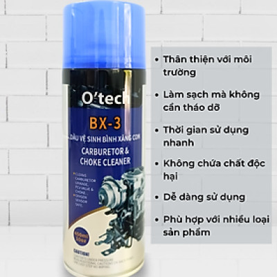 Bình xịt tẩy rửa dầu nhớt, vệ sinh bình xăng con O