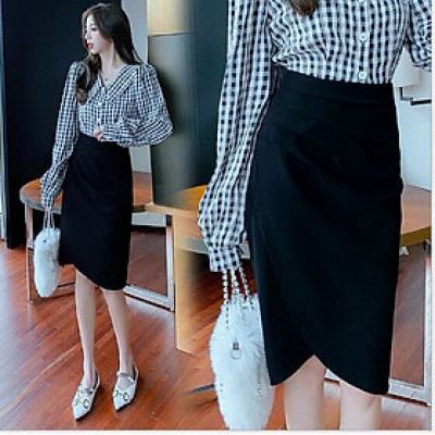 Chân váy bút chì cutout sang trọng - nhiều size và màu, thích hợp mặc đi làm, đi tiệc