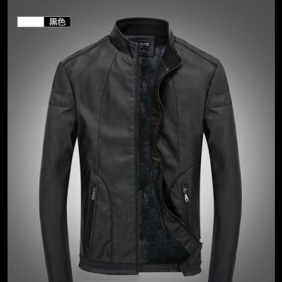 ÁO KHOÁC DA NAM LÓT LÔNG SITAKI - AD14 NÂU