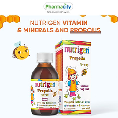 Siro Nutrigen Propolis Syrup tăng đề kháng, hỗ trợ hô hấp cho trẻ em (200ml)