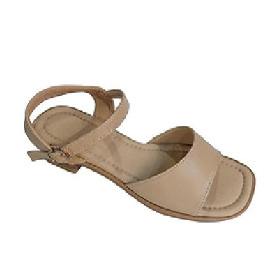 Giày Sandal Nữ Cao Gót Da Bò Thật TiTi ĐÔ Cao Cấp 3cm DNU2177