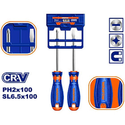 [CHÍNH HÃNG] Bộ 2 tua vít dẹp & bake WSS1302 WADFOW