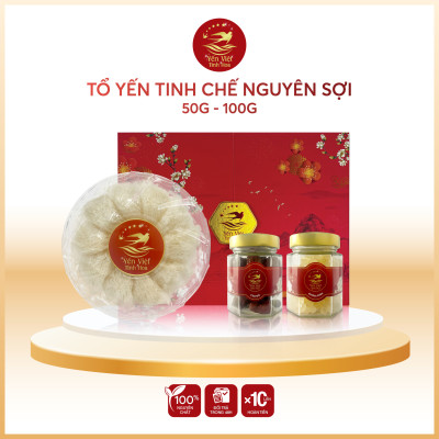Tổ yến Tinh chế sợi 50 gram Yến Việt Tinh Hoa  - Hàng chính hãng
