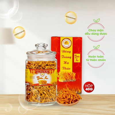 Đông Trùng Hạ Thảo Sấy Thăng Hoa Thiên Ân - Hũ 40g