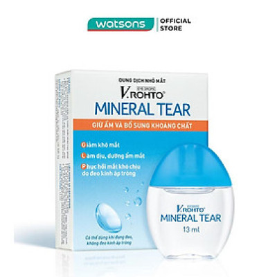 Dung dịch nhỏ mắt V.Rohto Mineral Tear 13ml