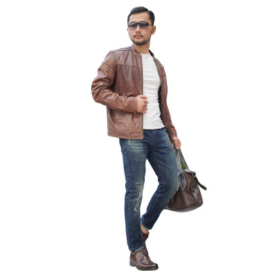 Quần Jeans Nam Rách Gối Cao Cấp HUNTER X-RAYS Form Slim Thun Màu Xanh  D38