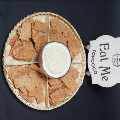 Bánh dừa nướng topcoco vị mè 170g