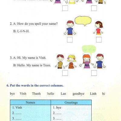 Vở Thực Hành Tiếng Anh Lớp 3