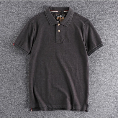 Áo thun có cổ phong cách Retro_chiến thuật_dã ngoại