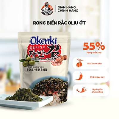 Rong Biển Rắc Oliu Ớt Okenki Ông Chà Và 43g – Hàng chính hãng