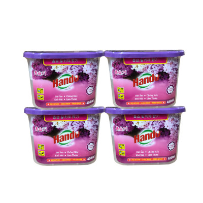 Combo 5 Hộp Hút Ẩm Khử Mùi Nấm Mốc Hương Lavender 450Ml