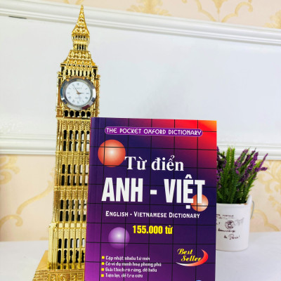 Sách - Từ điển Anh - Việt 155.000 từ (tím hộp B155) - ndbooks