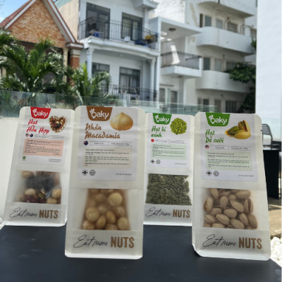 Nhân Hạt Macca Rang Oaky Nhập Khẩu Úc - Túi 100g