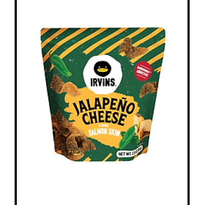 Da cá hồi vị phô mai Jalapeno 80g IRVINS