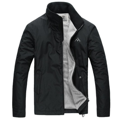 Áo khoác dù nam lót nỉ phối cổ cao cấp BA19