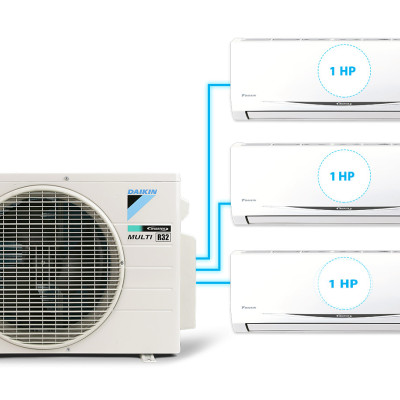[Free Lắp HCM] Hệ Thống Máy Lạnh Multi S Daikin Inverter Combo MKC50RVMV/CTKC25RVMV+CTKC25RVMV+CTKC25RVMV Gas R32 Treo Tường 1 Chiều Lạnh Hàng Chính Hãng