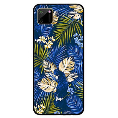 Ốp lưng dành cho Realme C11 mẫu Họa Tiết Hoa Xanh Dương